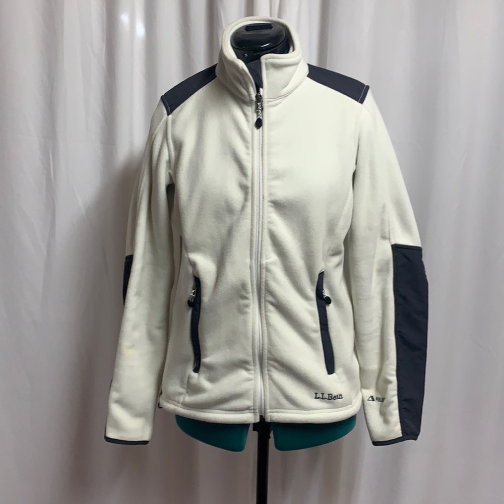 ll bean fleece zipper up